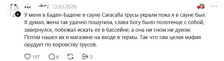 Германия, украли трусы