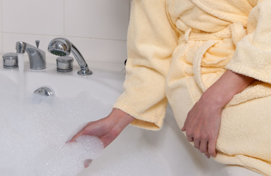 Ванна с пеной Ванна с пеной