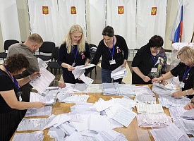“Единая Россия” набирает 57,86% после обработки более 90% протоколов
