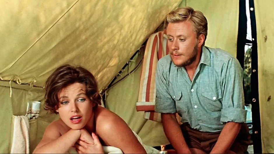 Миронов и Фатеева в фильме Три плюс два