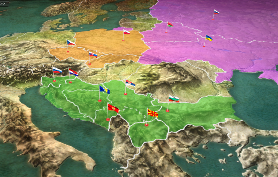 славяне карта