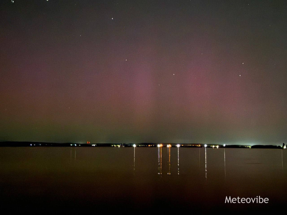 Полярное сияние под Минском
