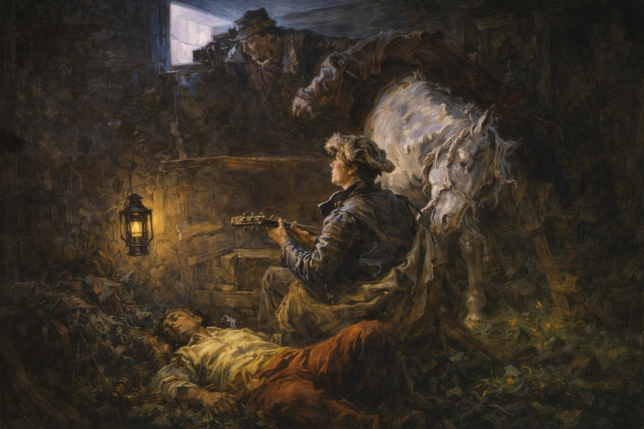 Борис Аракчеев «Этапы большого пути», изображение сгенерировано ИИ