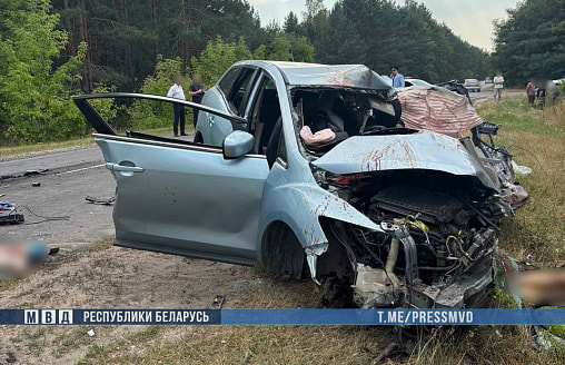 Двое взрослых и двое детей погибли при столкновении Mazda и МАЗа под Светлогорском (обновлено)