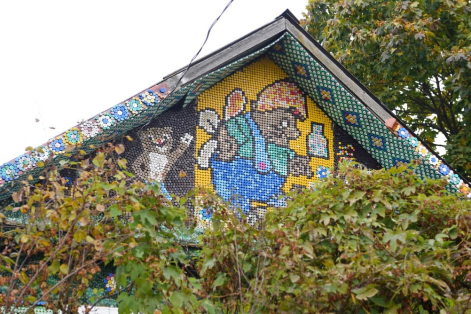 Дом обитый пластиковыми крышками 6.jpg