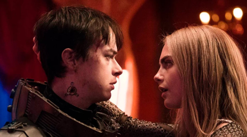 Кара Делевинь и Дэйн ДеХаан в Валериане.jpg