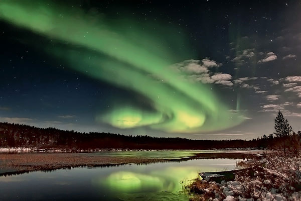 Северное сияние в Лапландии.jpg