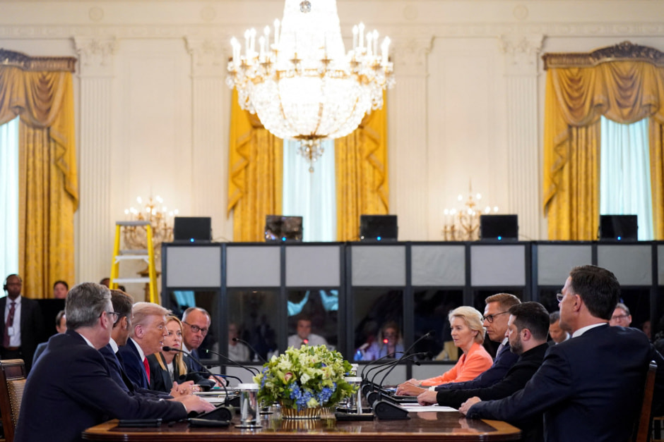 Трамп и лидеры ЕС