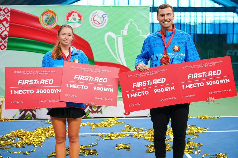 Лютаревич и Хомутянская — победители Открытого чемпионата Беларуси по теннису