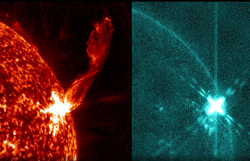 На Солнце произошла мощная вспышка высшего класса