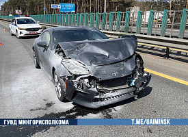 Не выдержали дистанцию: на МКАД произошло ДТП с Toyota и Mercedes