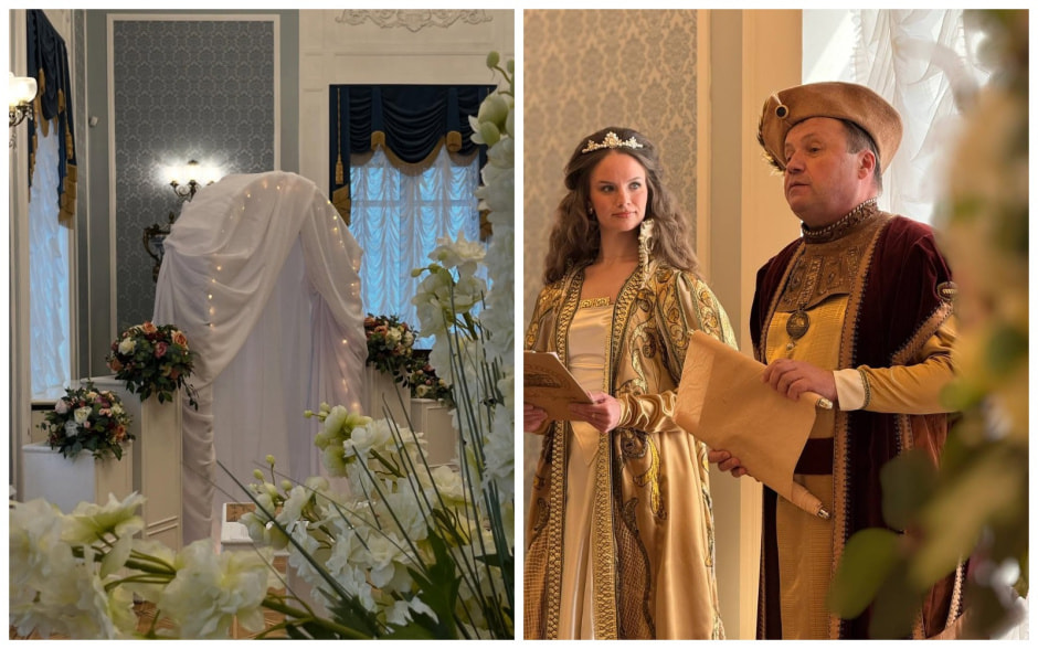 бракосочетание в Купаловском театре