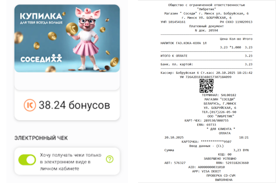 Электронные чеки