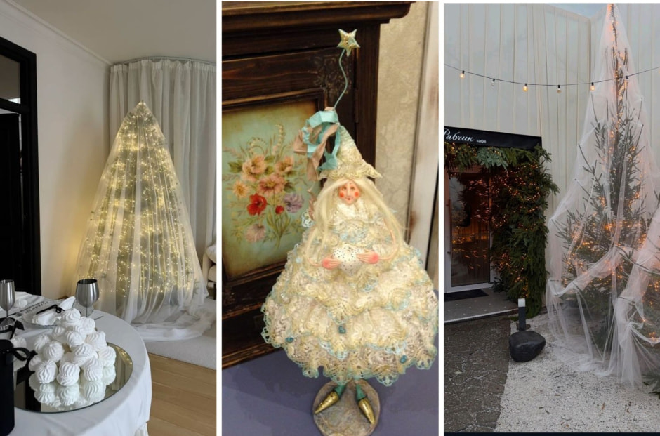 елки-невесты с светлом елки-невесты с светлом