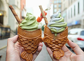 В рыбке, в булочке, жареное, с чесноком и беконом. Как человечество придумало тысячу способов есть мороженое