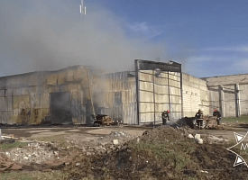 В Могилеве горел склад