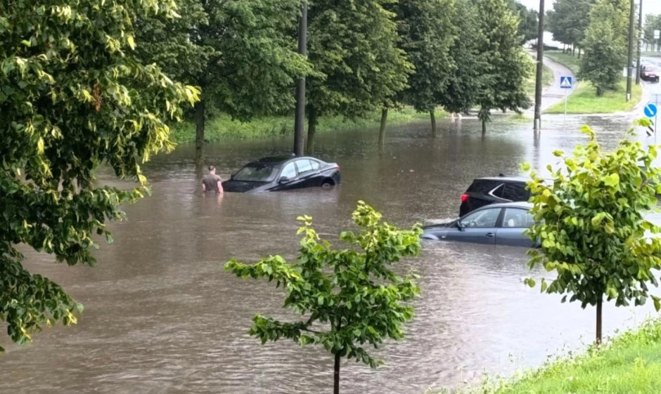Подтопления в Минске