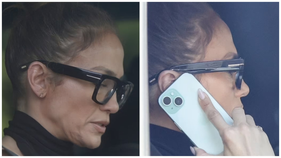 Дженнифер Лопес выглядит напряженной после разговора в офисе актера.jpg