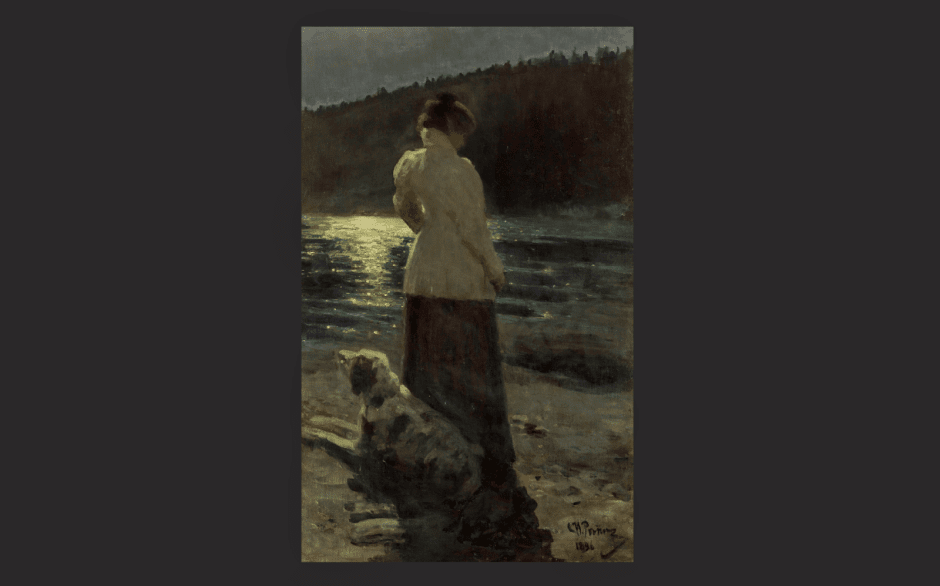 6-Лунная ночь. Здравнёво (1896) Илья Репин.png