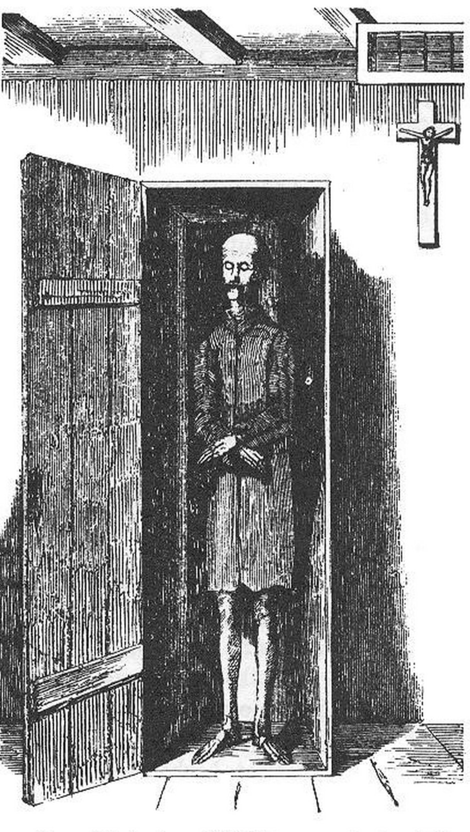 8-2-Мумия Владислава Сициньского в монастыре в Упите рисунок XIX века.jpg