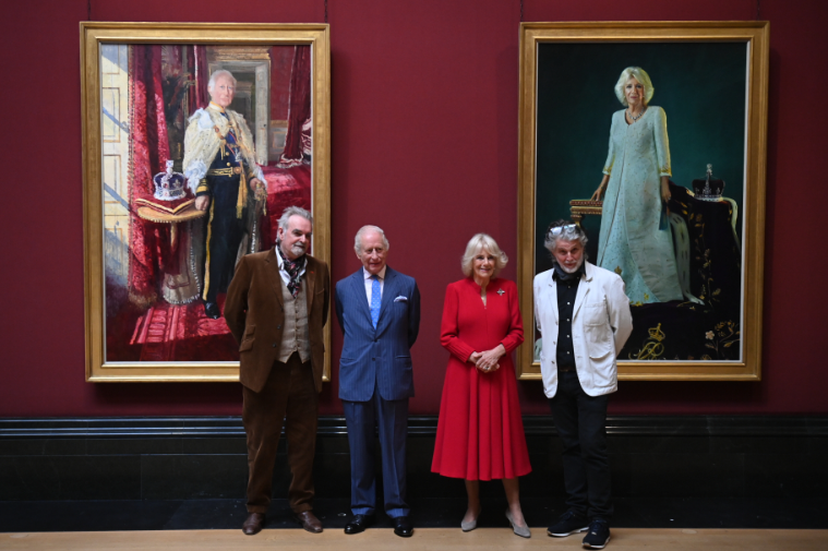 Коронационный портрет Карла III и Камиллы