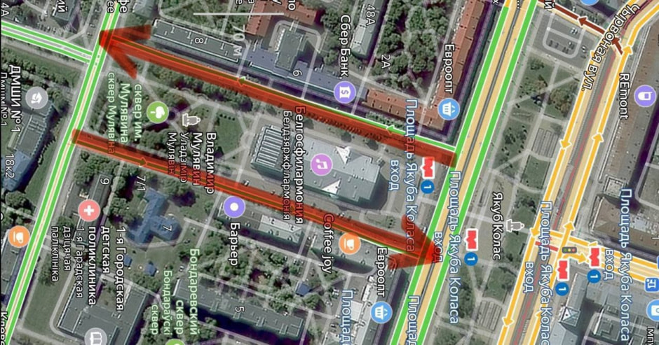 парковка заперещена