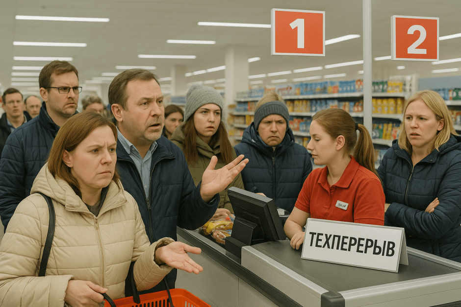 очередь на кассе
