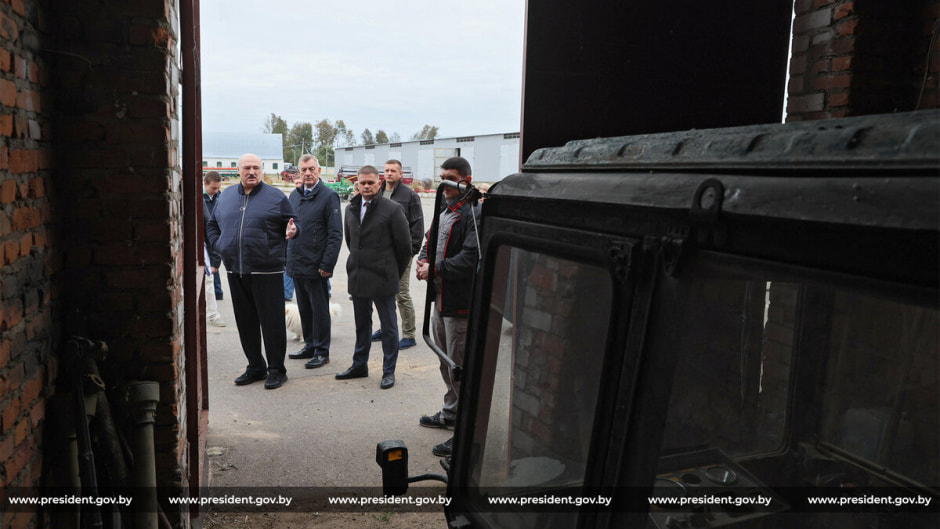 Лукашенко в Городце