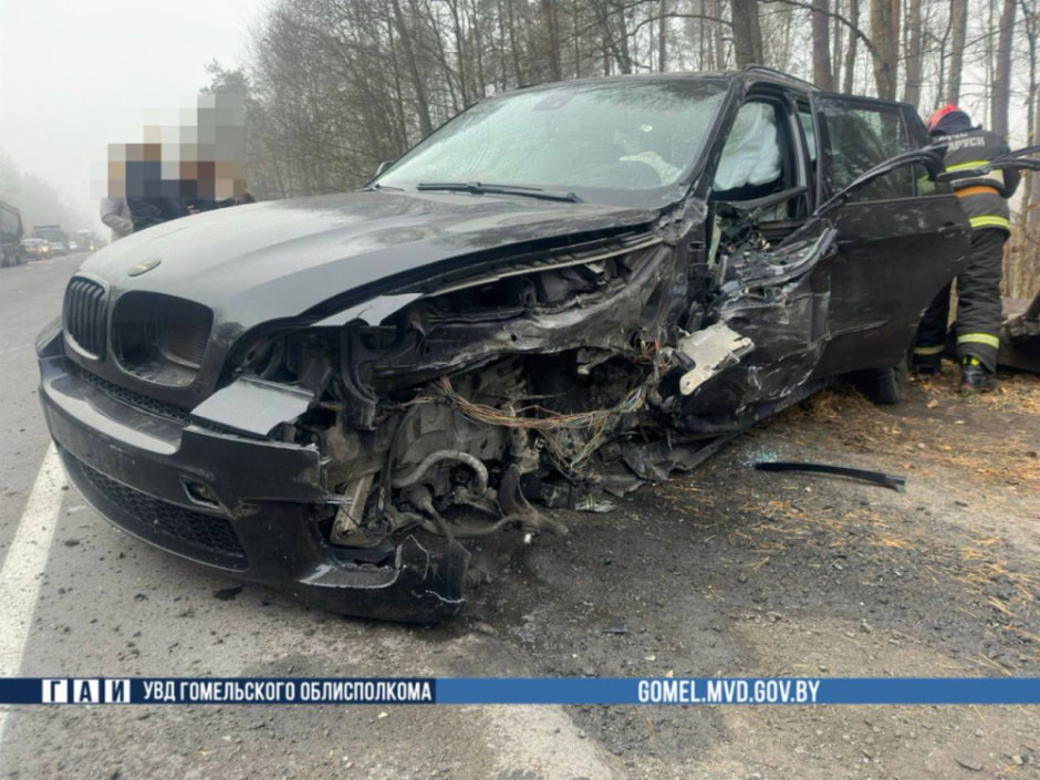 В Житковичском районе при лобовом столкновении BMW и 