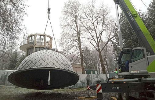 С обсерватории Минского планетария сняли крышу – зачем?