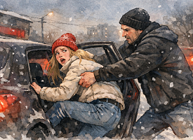 В Слуцком районе мужчина силой затолкал девушку в машину и возил по городу. В СК рассказали подробности