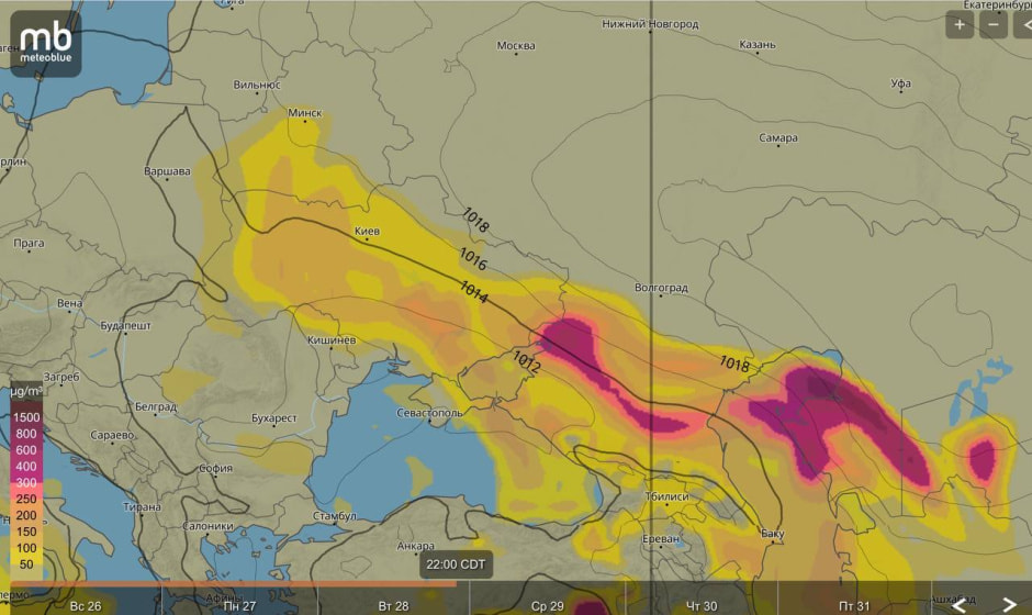 Беларусь накроет пыль из прикаспийских степей – когда и опасно ли это.jpg Беларусь накроет пыль из прикаспийских степей – когда и опасно ли это.jpg