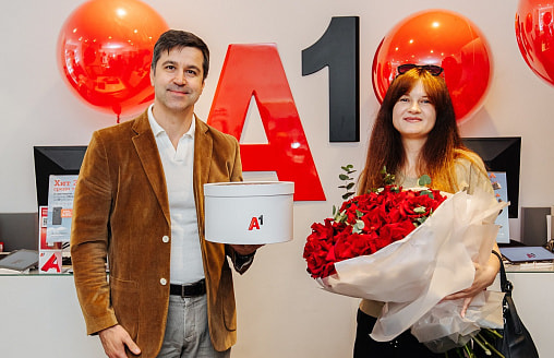 Спасибо за доверие: А1 креативно поздравил своего пятимиллионного абонента