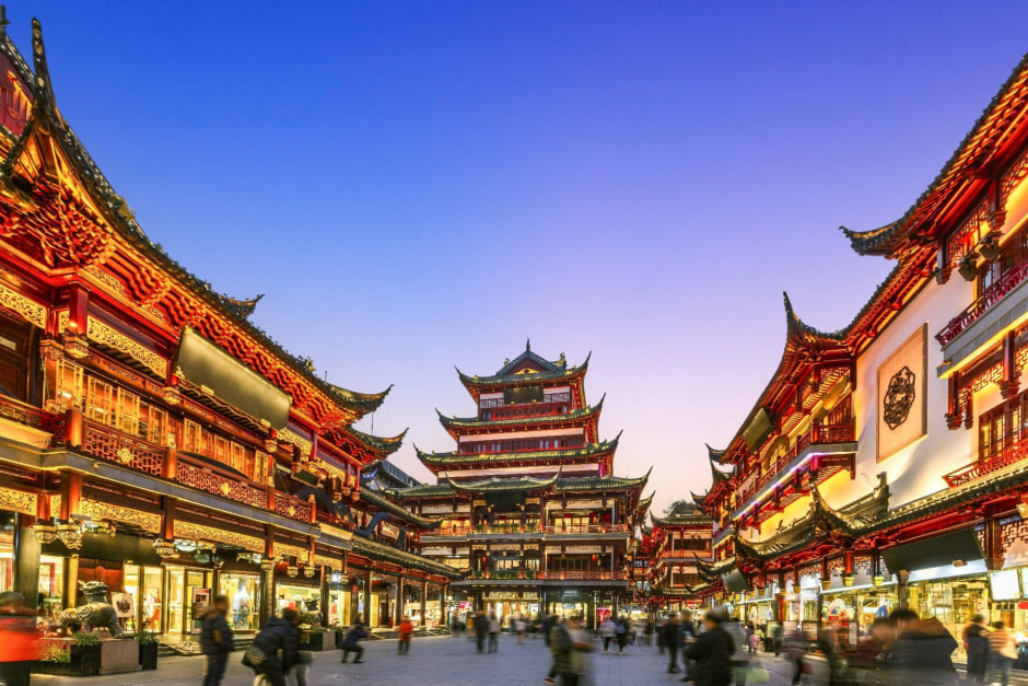 Старый город в Шанхае