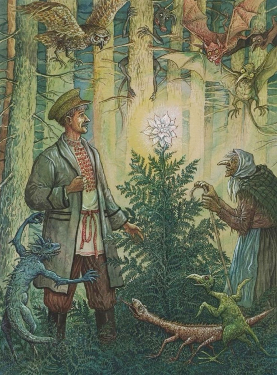 21-Папараць-кветка. Ілюстрацыя Валерыя Славука.jpg