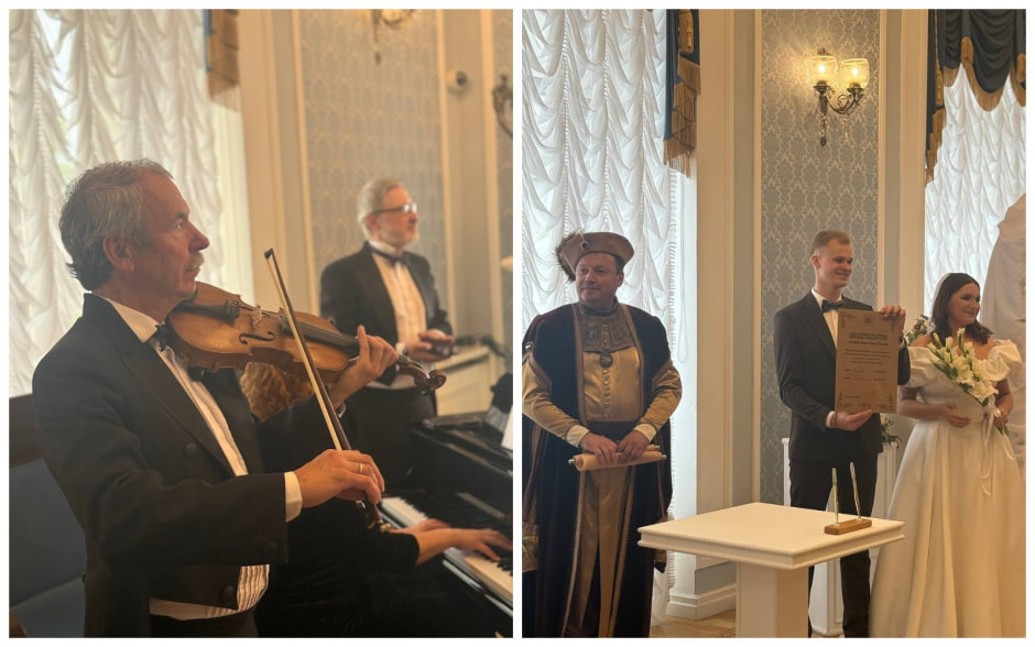 церемония в Каминном зале