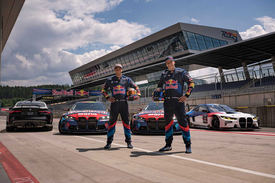 Члены команды Red Bull Driftbrothers
