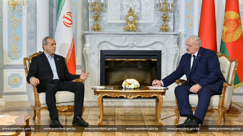 Лукашенко с президентом Ирана