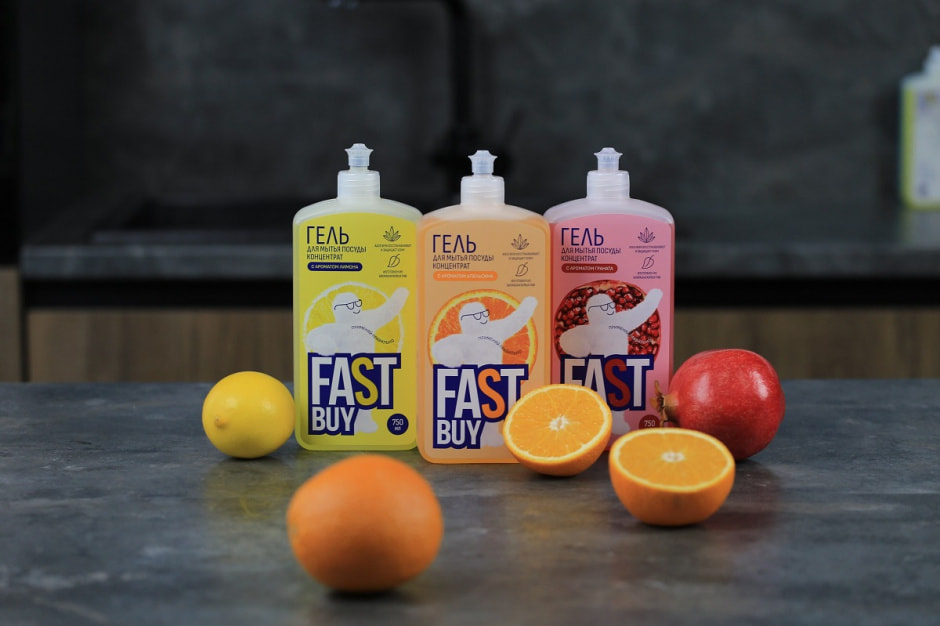 FASTBUY гель для мытья посуды