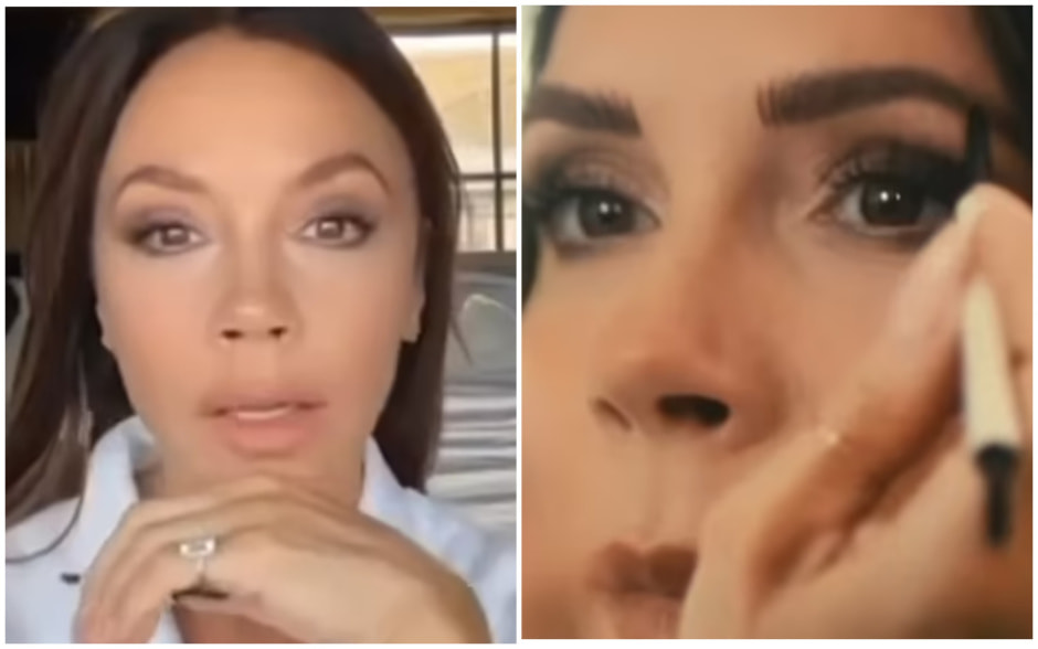 Виктория Бекхэм заявила, что никогда не показывалась перед мужем без макияжа бровей.jpg