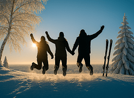 А1 встречает весну и делится, где абоненты компании отдыхали этой зимой
