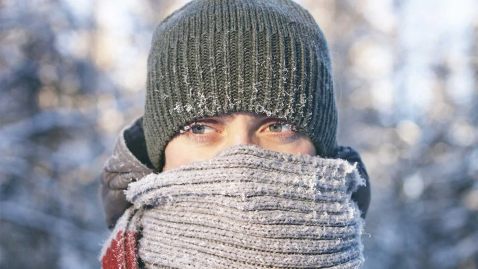 сильный холод на улице