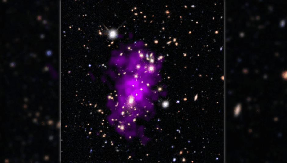 столкновение галактик шампанское