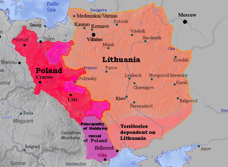 Великое княжество Литовское и Польша в 1387 году Великое княжество Литовское и Польша в 1387 году