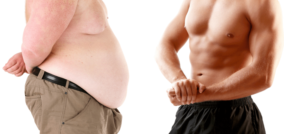 мужчины разной комплекции