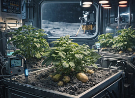 Белорусы, внимание: ученые проверяют, можно ли выращивать картофель на Луне