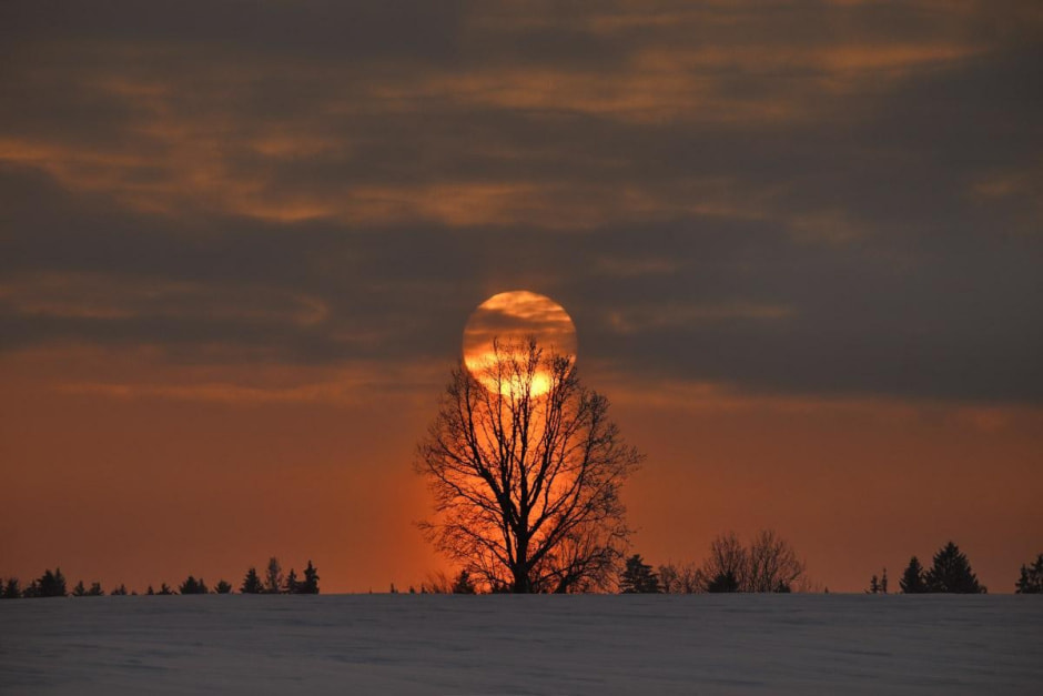 11-Закат на Минском море в январе 2026 года.jpg