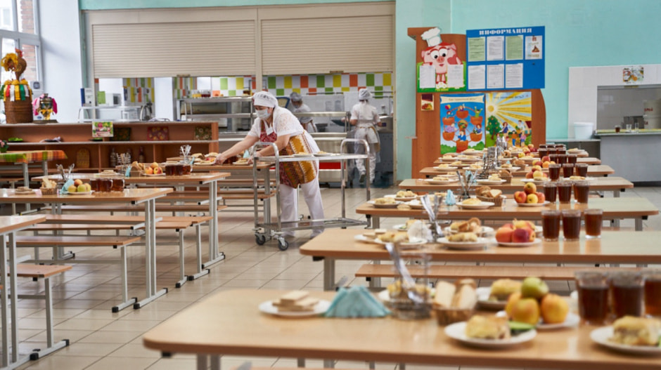 школьная столовая