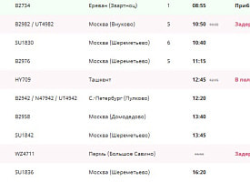 Минские рейсы из Москвы “зацепило” снегом: вылеты задерживаются