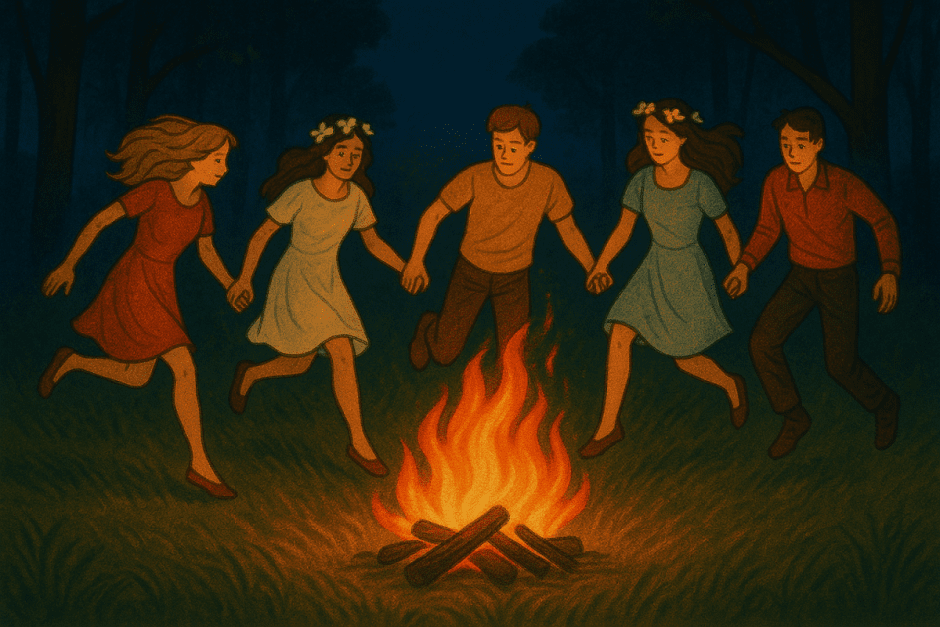 купаловская ночь костер